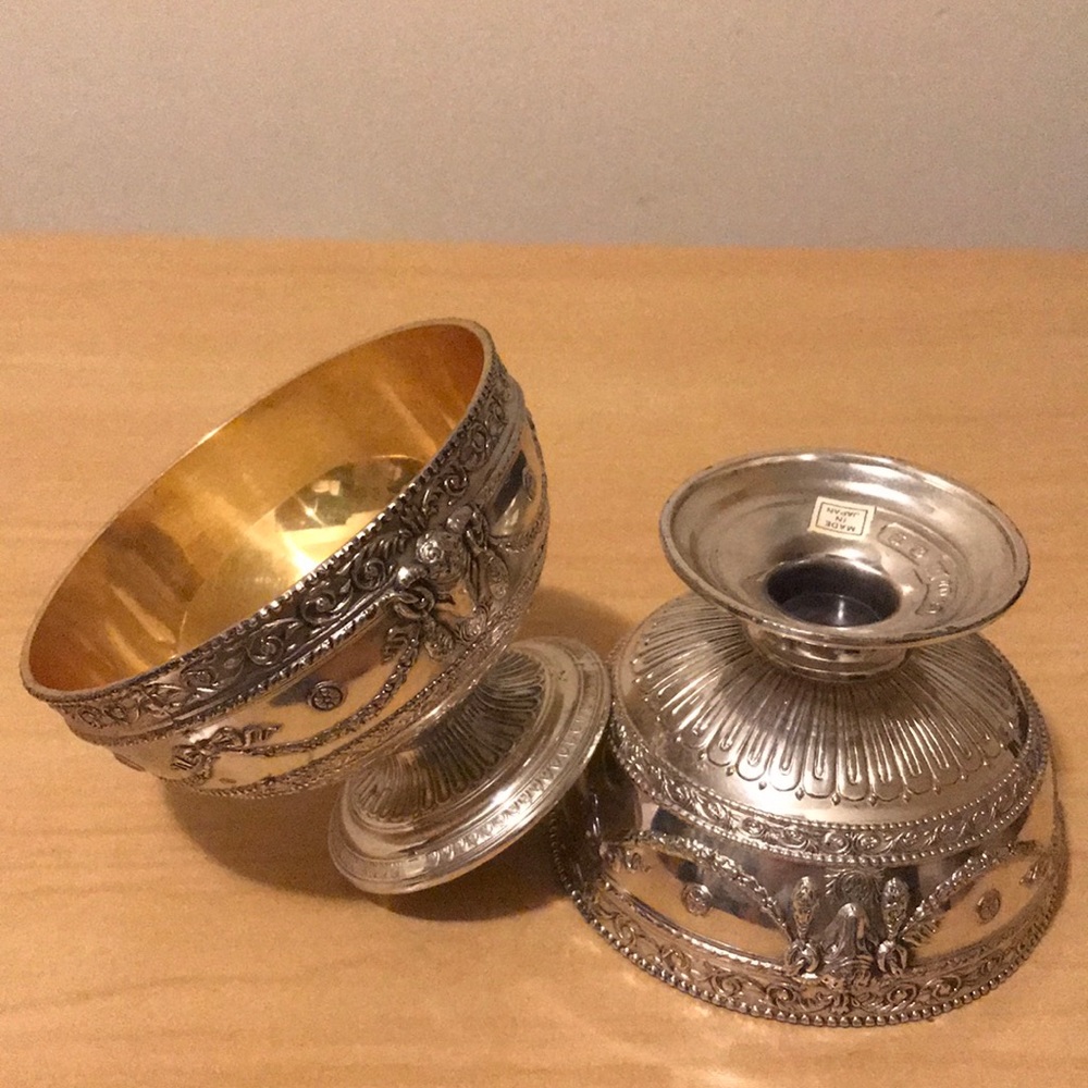 Vintage Made in Japan Foot Bowls